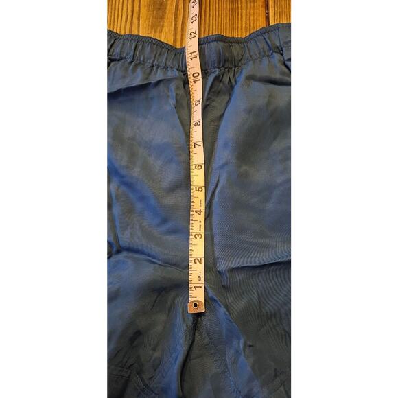 Helmut Lang Shorts Womens Large Cobalt Blue Viscose Pull On Tie Elastic Waist - Picture 9 of 12